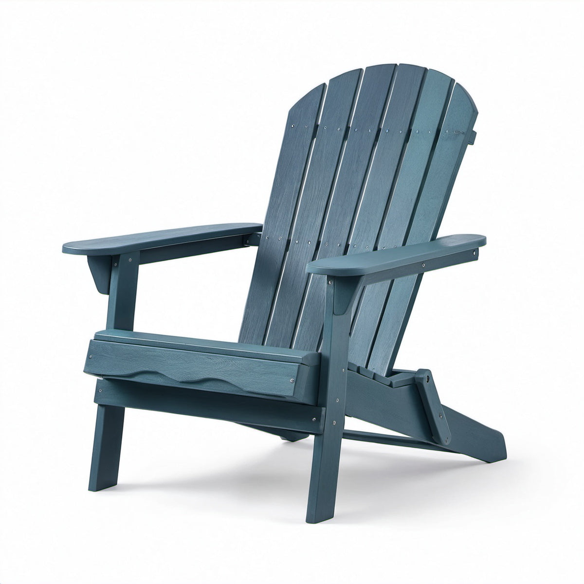 Adirondack Stuhl Kunststoff Blau 76 cm x 91 cm x 94 cm